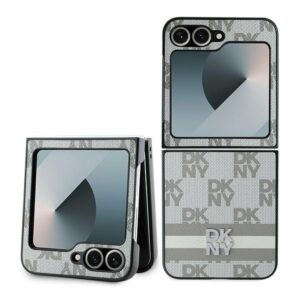 DKNY dėklas Samsung Galaxy Z Flip6 – smėlinis