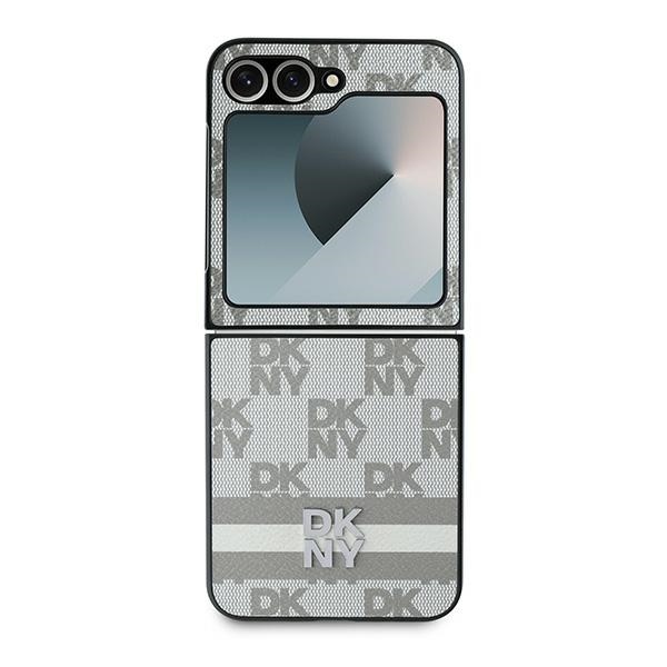 DKNY dėklas Samsung Galaxy Z Flip6 – smėlinis