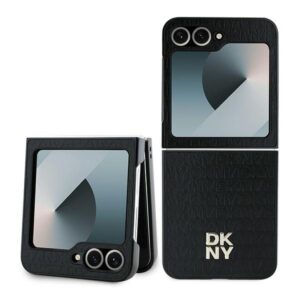 DKNY hardcase dėklas Samsung Galaxy Z Flip6 – juodas
