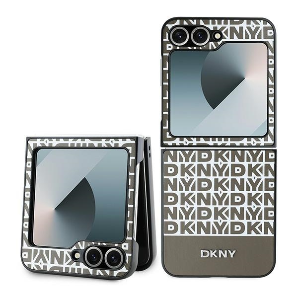 DKNY dėklas Samsung Galaxy Z Flip6 – rudas