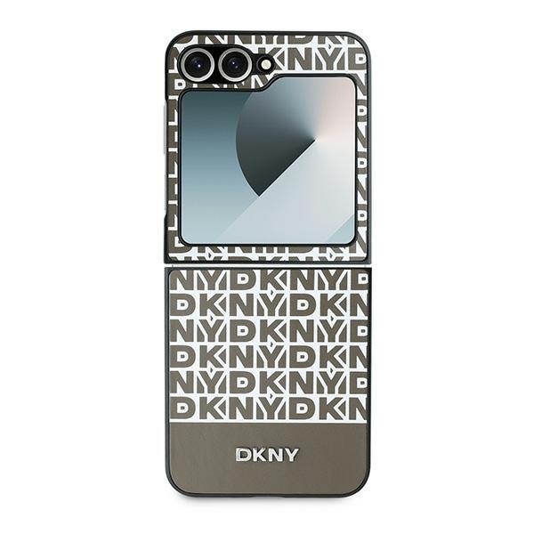 DKNY dėklas Samsung Galaxy Z Flip6 – rudas