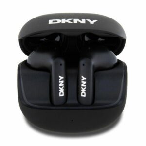 DKNY TWS BT Satiny Finish ausinės – juodos