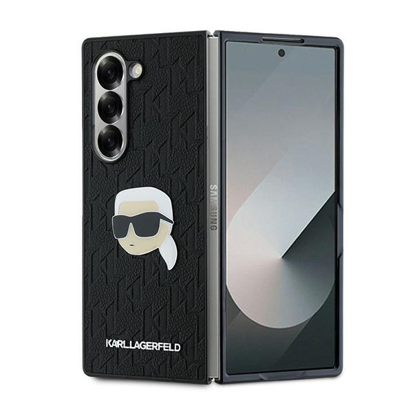 Karl Lagerfeld Saffiano dėklas Samsung Galaxy Z Fold6 – juodas