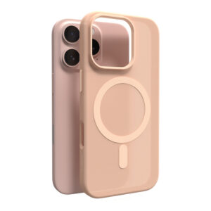 Puro Daylight MagSafe silikoninis dėklas iPhone 16 Pro Max – smėlinis
