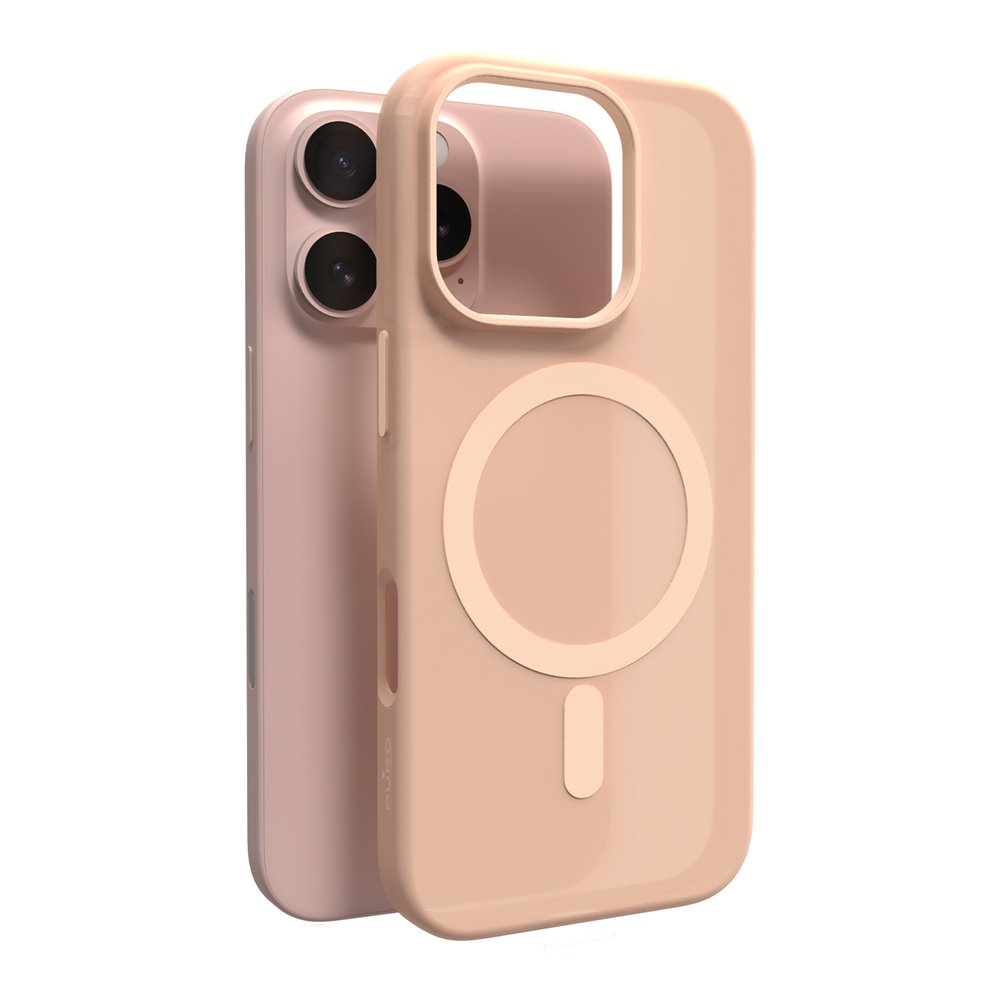 Puro Daylight MagSafe silikoninis dėklas iPhone 16 Pro Max – smėlinis