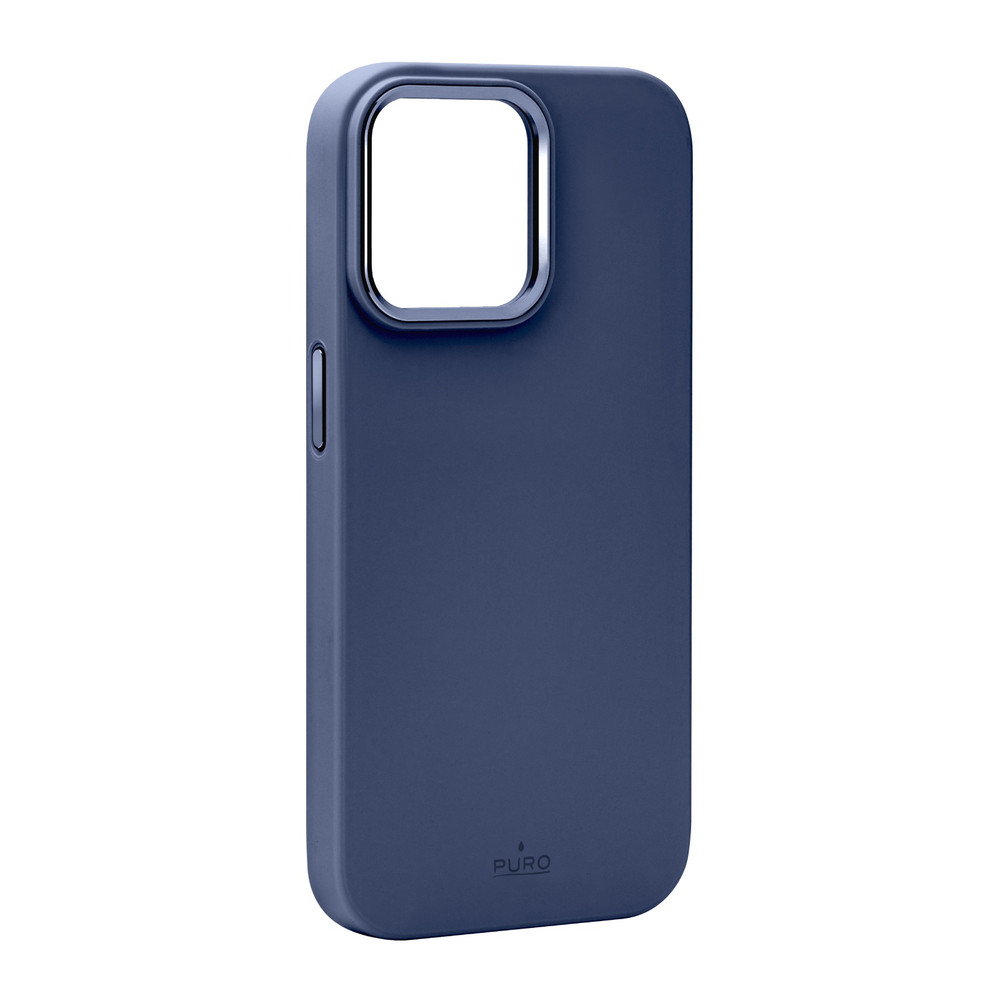 Puro Icon Mag Pro MagSafe Silikoninė dėžutė iPhone 15 Pro Max - Tamsiai mėlyna