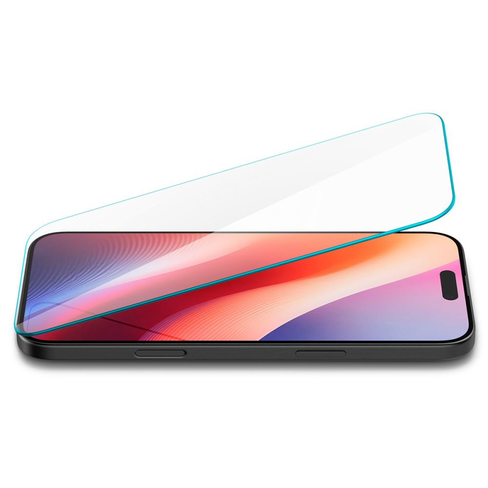 Apsauginis stiklas Spigen Glas.tR Slim iPhone 15 / 16, skaidrus