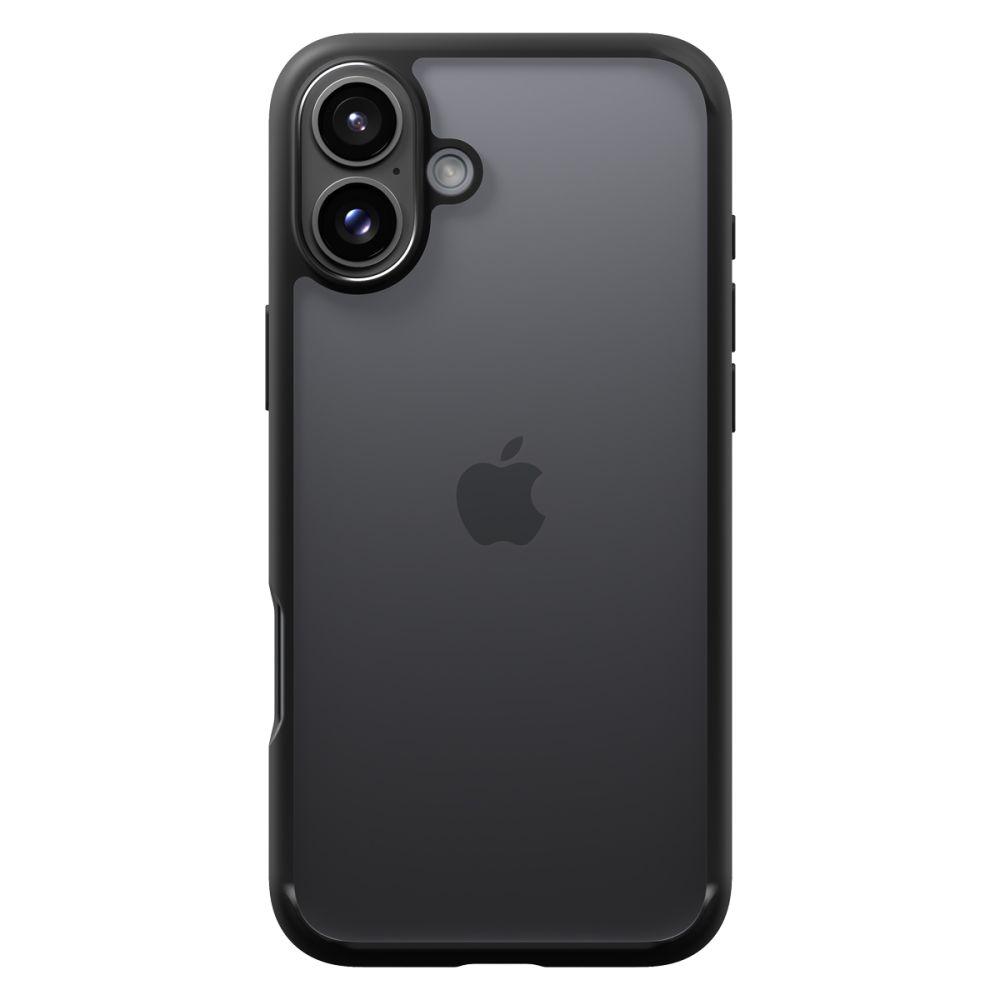 Dėklas Spigen Ultra Hybrid iPhone 16, matinis juodas