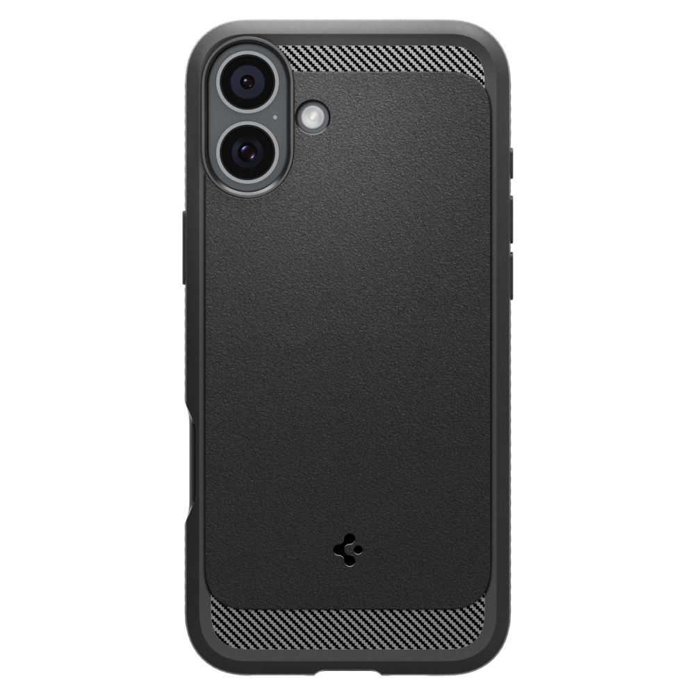 Dėklas Spigen Rugged Armor Mag MagSafe iPhone 16, matinis juodas