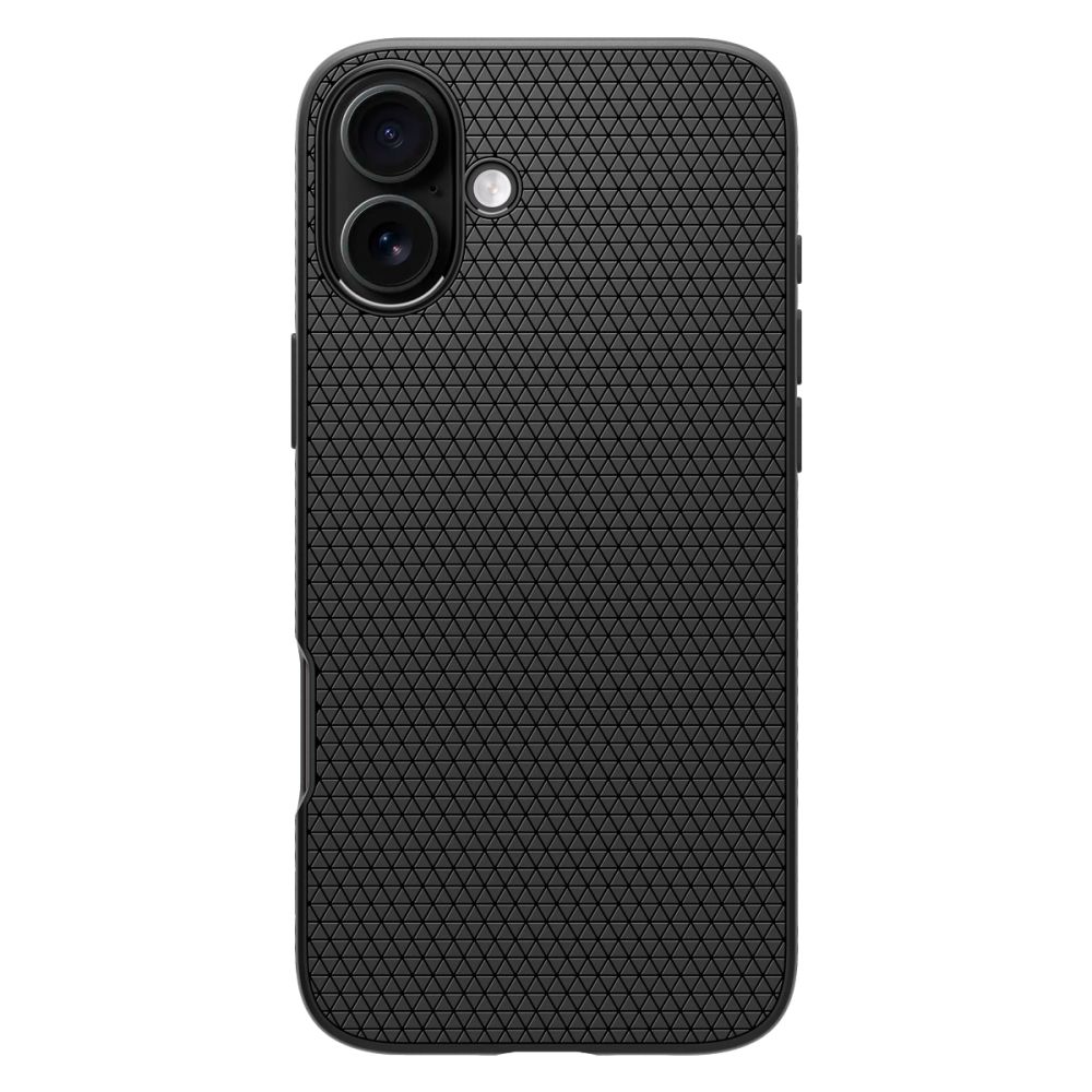 Dėklas Spigen Liquid Air iPhone 16, matinis juodas
