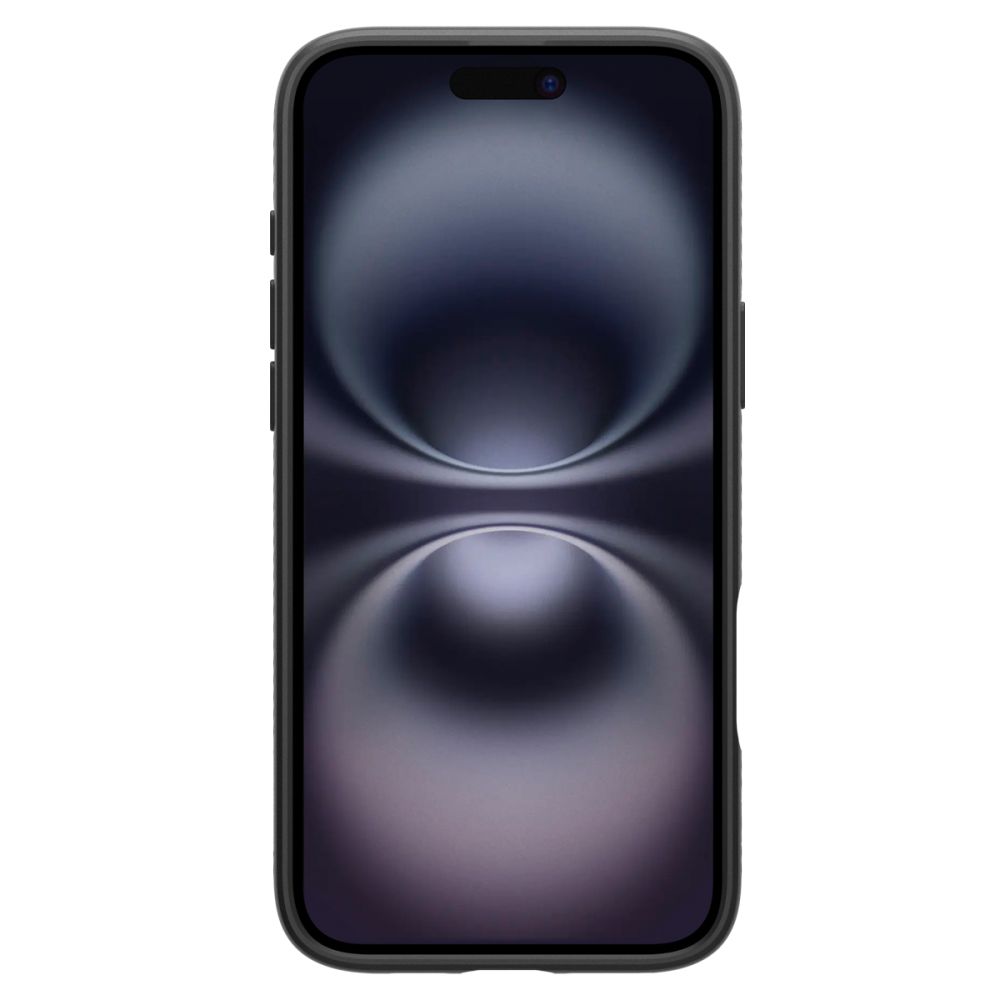 Dėklas Spigen Liquid Air iPhone 16, matinis juodas