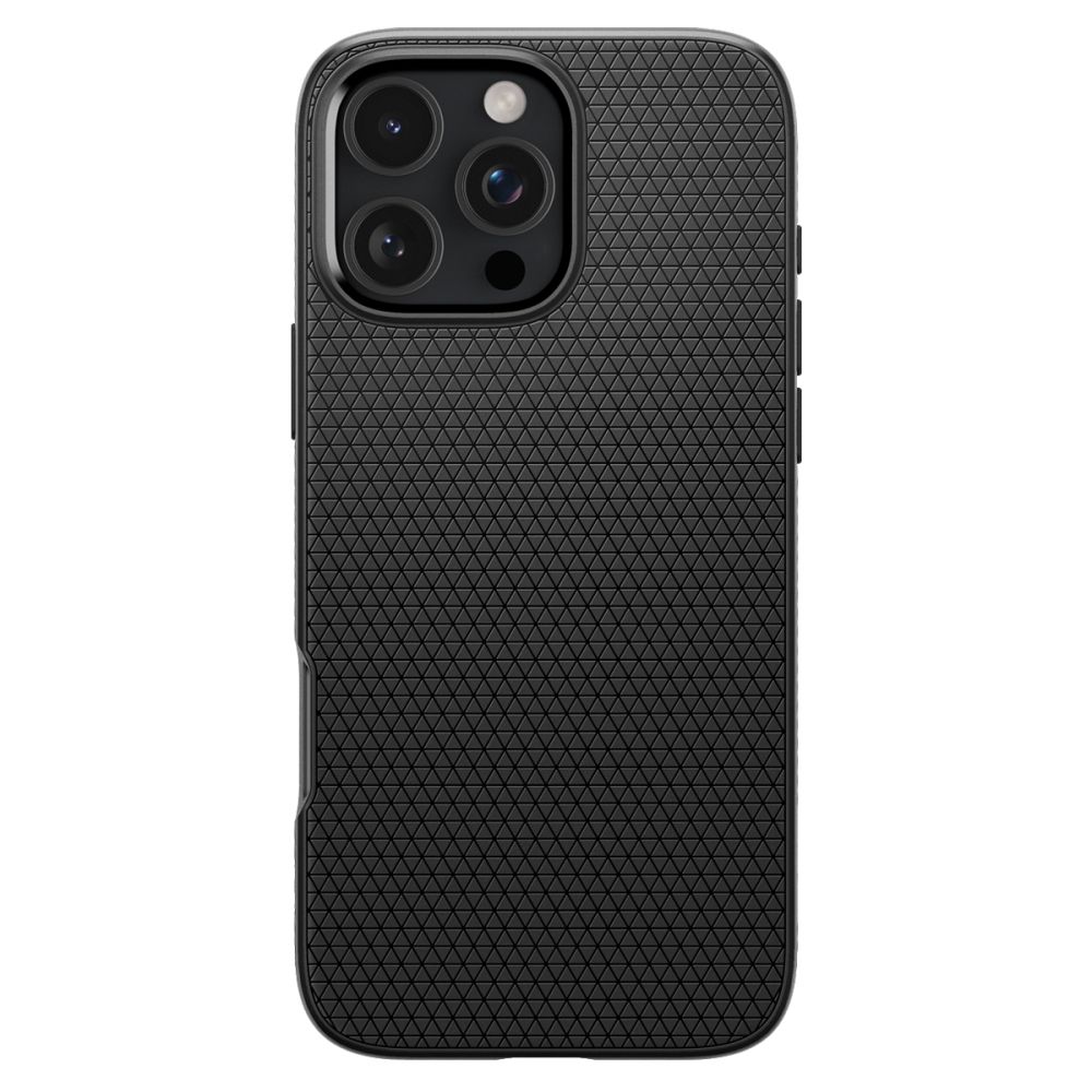 Dėklas Spigen Liquid Air iPhone 16 Pro, matinis juodas
