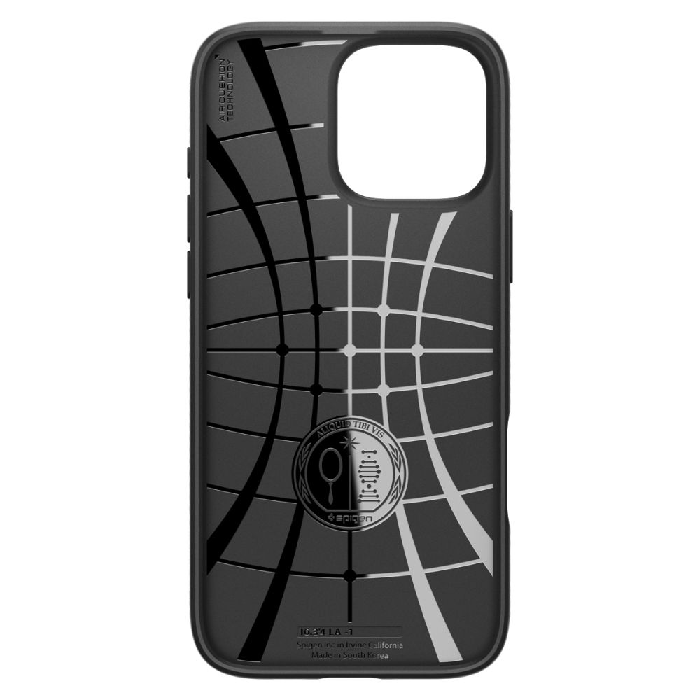 Dėklas Spigen Liquid Air iPhone 16 Pro, matinis juodas