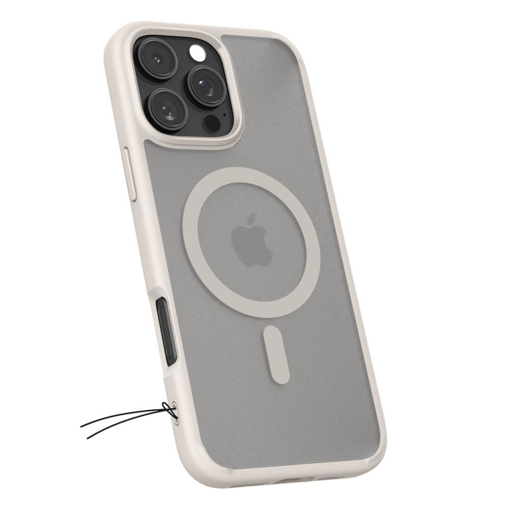 Dėklas Spigen Ultra Hybrid MagSafe iPhone 16 Pro Max, matinis natūralaus titano