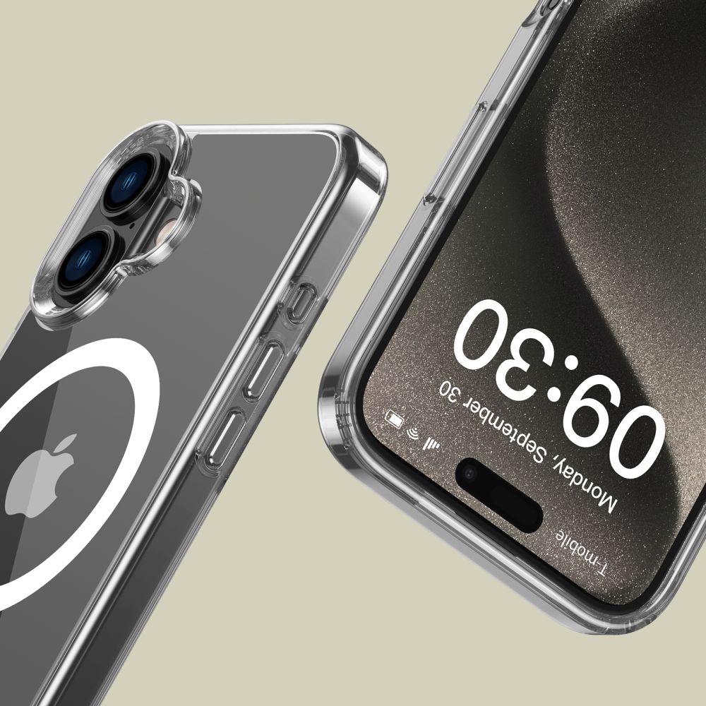 Dėklas Tech-Protect Flexair Hybrid MagSafe iPhone 16 Plus, skaidrus