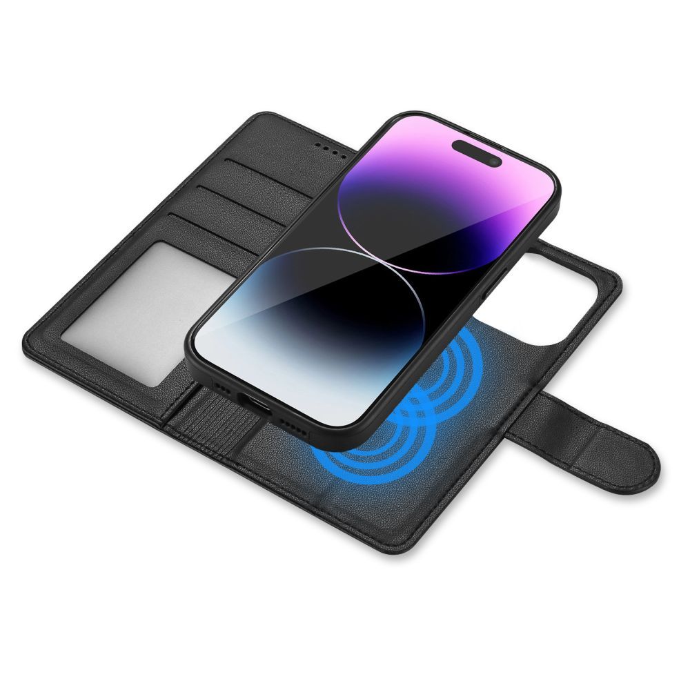 Dėklas Tech-Protect Wallet Magsafe iPhone 16, juodas