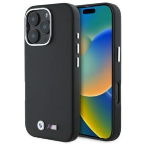 BMW M MagSafe dėklas iPhone 16 Pro – juodas