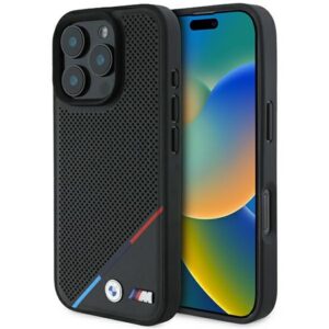 BMW MagSafe dėklas iPhone 16 Pro – juodas