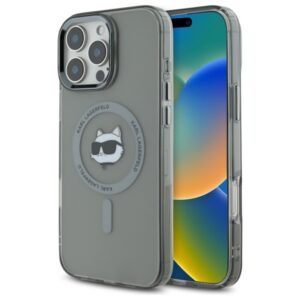 Karl Lagerfeld MagSafe dėklas iPhone 16 Pro – juodas