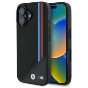 BMW M MagSafe dėklas iPhone 16 – juodas