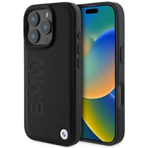 BMW odinis MagSafe dėklas iPhone 16 Pro Max – juodas
