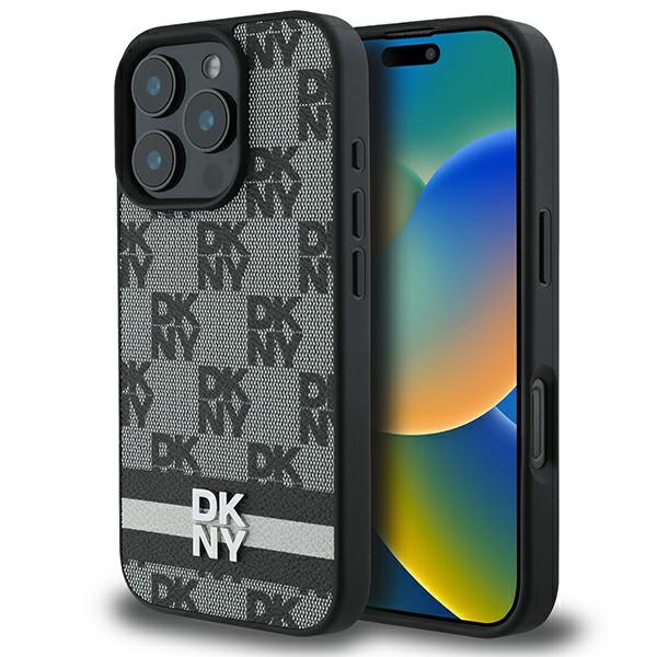 DKNY dėklas iPhone 16 Pro – juodas