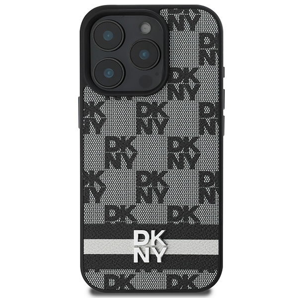 DKNY dėklas iPhone 16 Pro – juodas