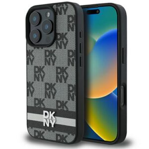 DKNY dėklas iPhone 16 Pro Max – juodas