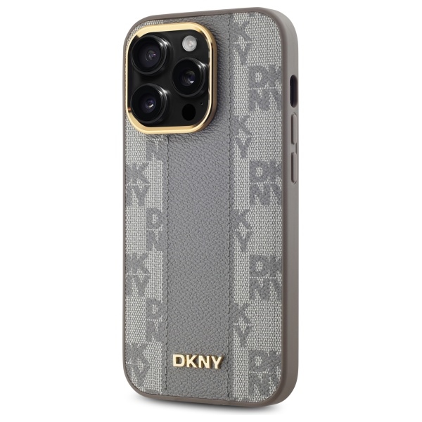 DKNY MagSafe dėklas iPhone 14 Pro – smėlinis