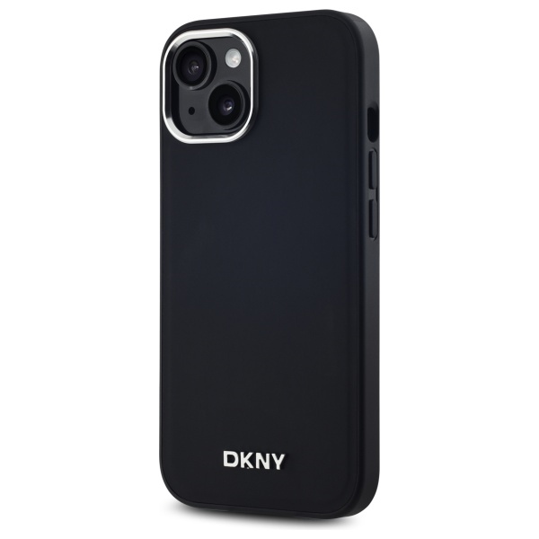 DKNY MagSafe dėklas iPhone 15 Plus – juodas