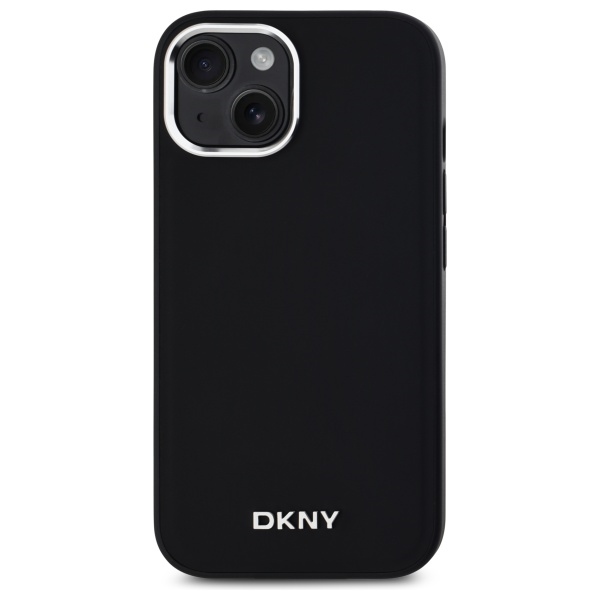 DKNY MagSafe dėklas iPhone 15 Plus – juodas
