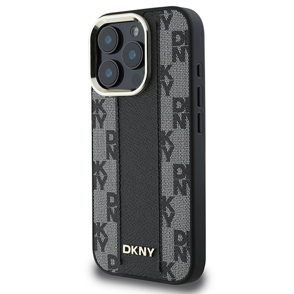 DKNY MagSafe dėklas iPhone 16 Pro – juodas