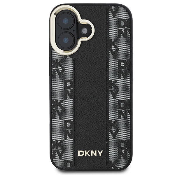 DKNY MagSafe dėklas iPhone 16 Plus – juodas