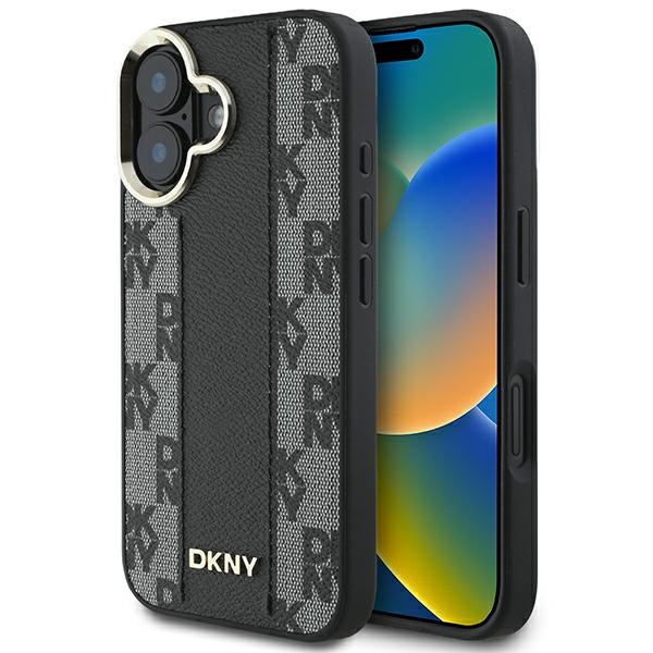 DKNY MagSafe dėklas iPhone 16 – juodas