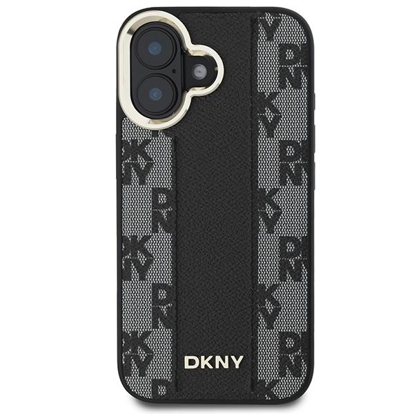 DKNY MagSafe dėklas iPhone 16 – juodas