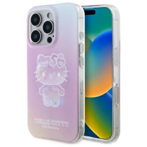 Hello Kitty MagSafe dėklas iPhone 16 Pro – rožinis