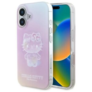 Hello Kitty MagSafe dėklas iPhone 16 – rožinis