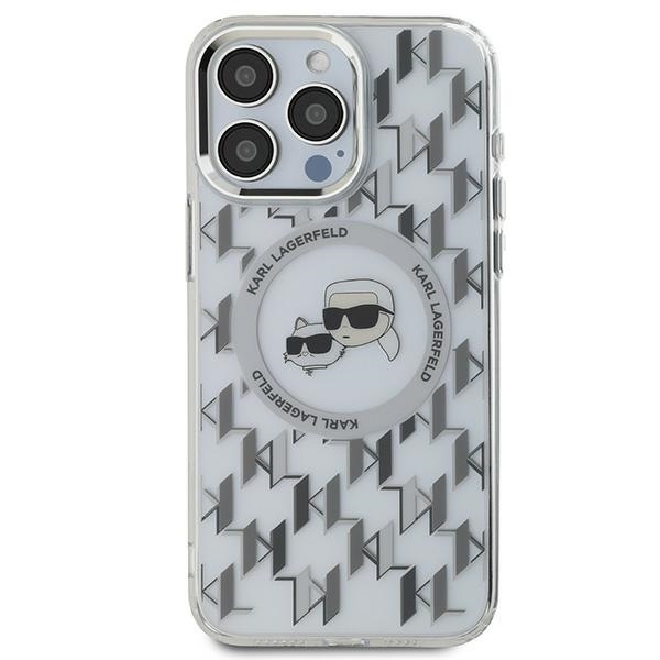 Karl Lagerfeld MagSafe dėklas iPhone 15 Pro Max – skaidrus