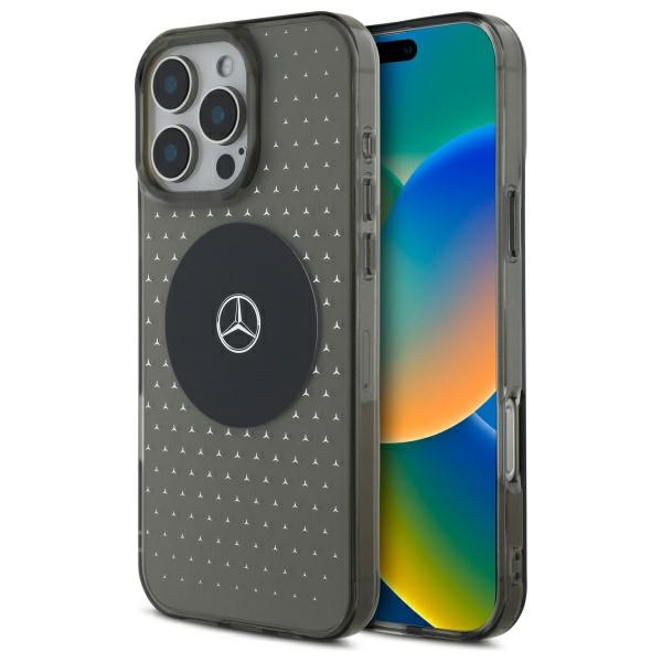 Mercedes-Benz MagSafe dėklas iPhone 16 Pro – juodas