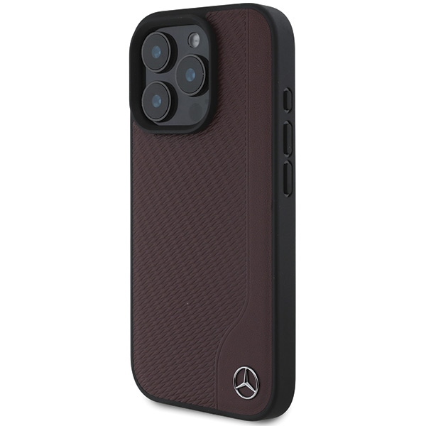 Mercedes-Benz MagSafe odinis dėklas iPhone 16 Pro – raudonas