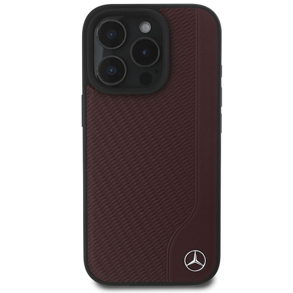 Mercedes-Benz MagSafe odinis dėklas iPhone 16 Pro – raudonas
