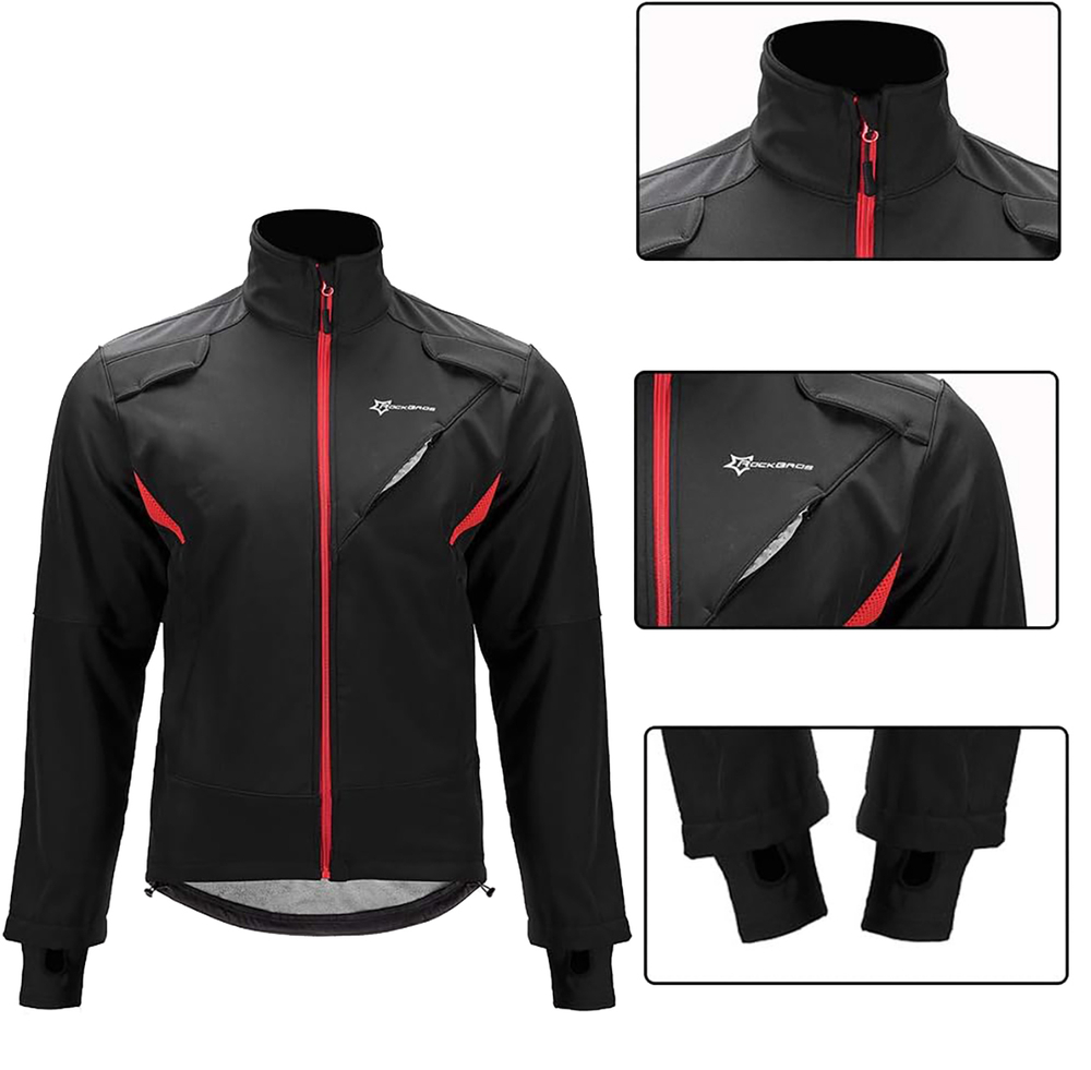 Rockbros YPW021 Vėjui atsparus dviračių sportinis šaltis XL - Juodas
