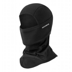 Rockbros LF7345BK sportinė balaklava su šiltiniu - juoda