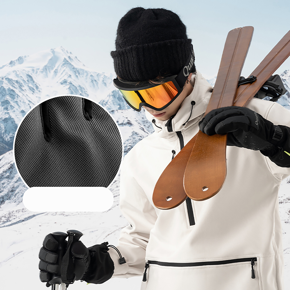 Qunature žieminės pirštinės - Finger Style juoda M
