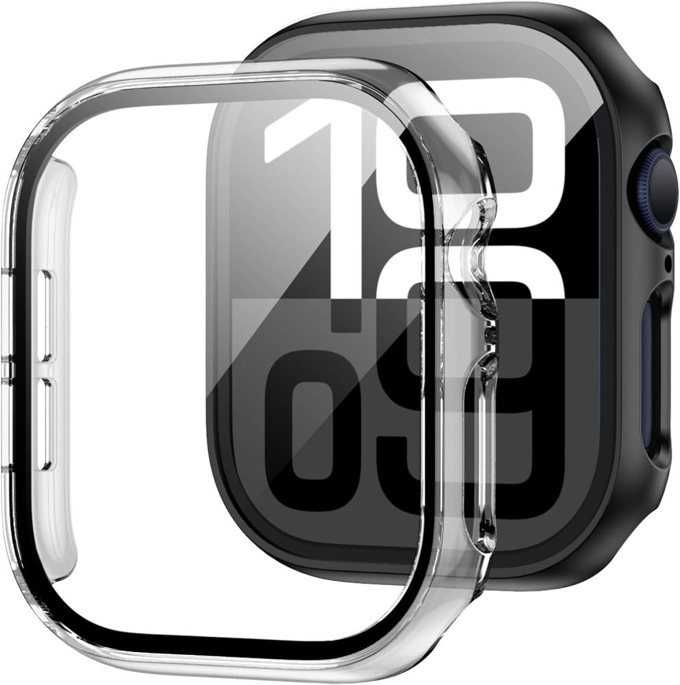 Dėklas Tech-Protect Defense360 Apple Watch 10 / 11 (42 mm), skaidrus