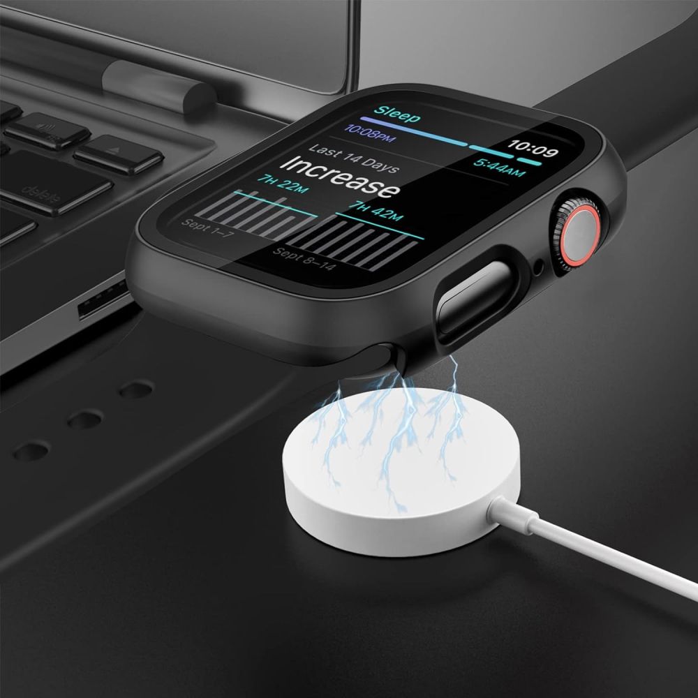 Dėklas Tech-Protect Defense360 Apple Watch 10 / 11 (42 mm), skaidrus
