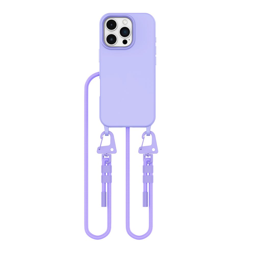 Dėklas Tech-Protect Magnecklace MagSafe iPhone 16 Pro, alyvinis