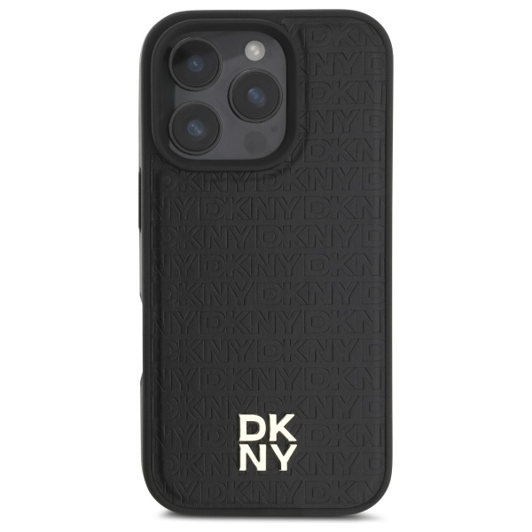 DKNY MagSafe dėklas iPhone 16 Pro – juodas