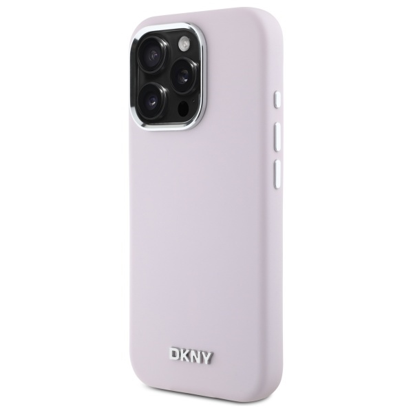 DKNY MagSafe dėklas iPhone 16 Pro Max – rožinis