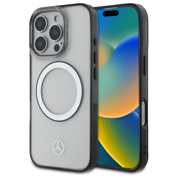 Mercedes-Benz MagSafe dėklas iPhone 16 Pro – skaidrus